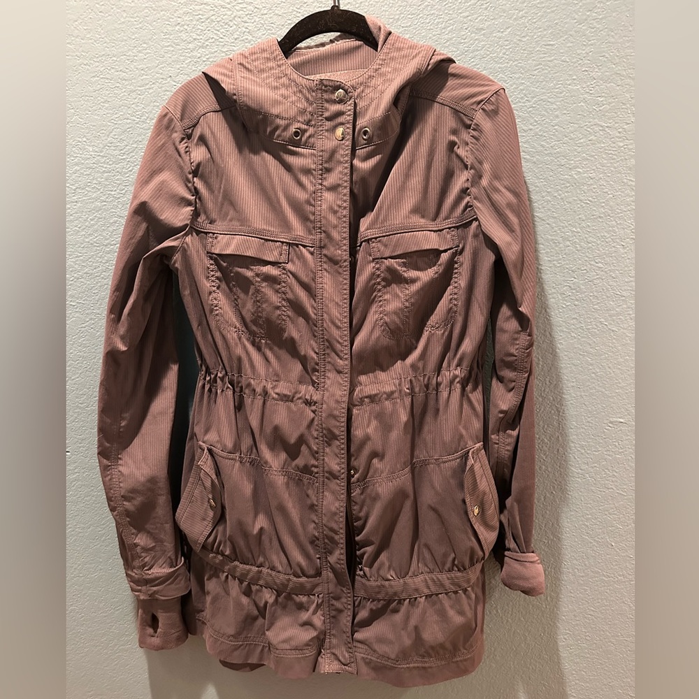 Lululemon Tunic Grey Pinstripe Jacket